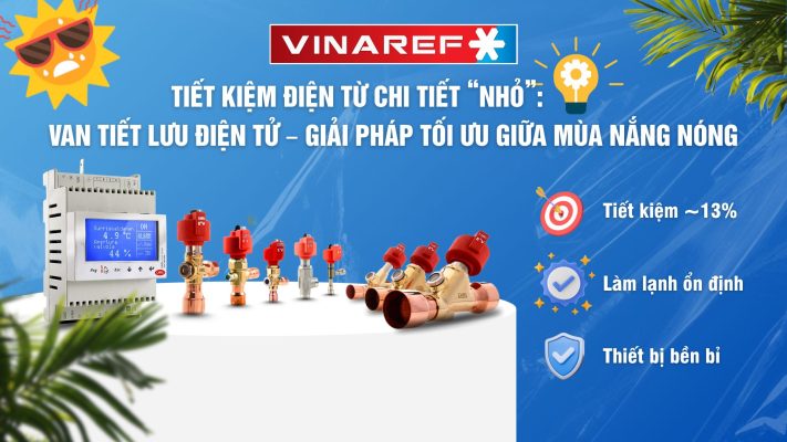 Tiết kiệm điện từ chi tiết “nhỏ” Van tiết lưu điện tử